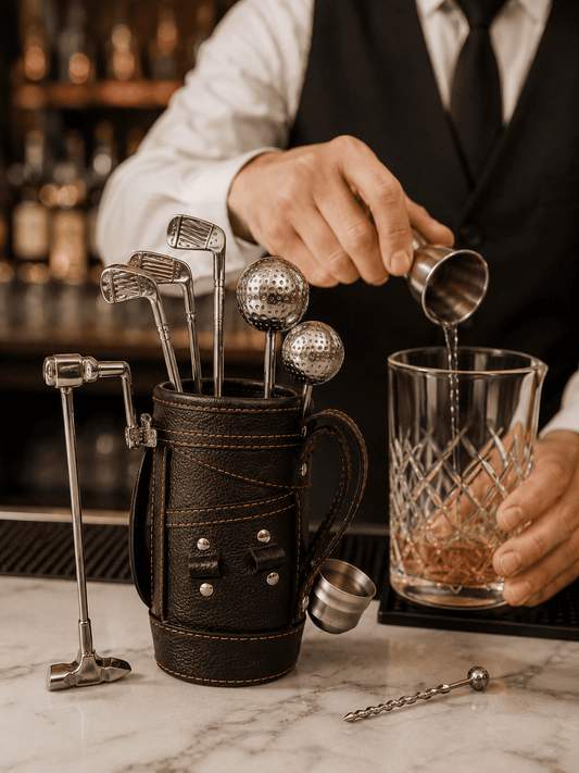 VELIXCO Golf-Themed Cocktail Tool Set