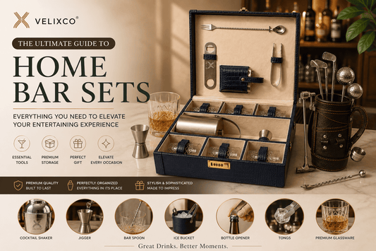 The Ultimate Guide to Home Bar Sets - Velixco