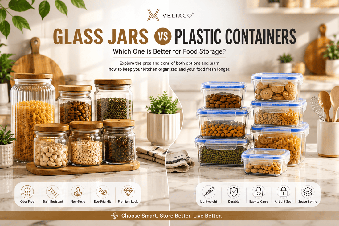 Glass Storage Jars vs Plastic Containers: Which One Should You Choose?