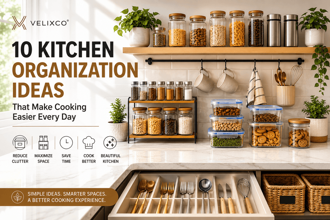 10 Kitchen Organization Ideas That Make Cooking Easier Every Day - Velixco