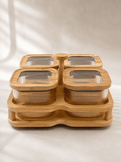 Air Tight Candy/Nuts Jar (Set of 4)