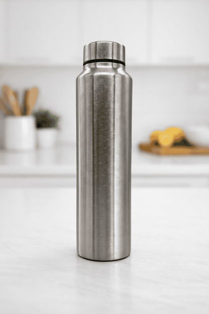 BPA Free Steel Bottle – Single-Wall Stainless Steel 1 Litre