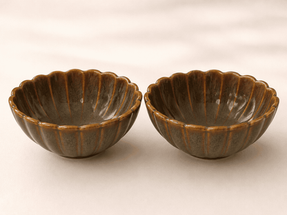 VELIXCO Blush Rose Dessert Bowl Set of 2