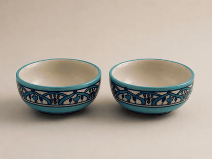 VELIXCO Bohemian Floral Bowl Set of 2