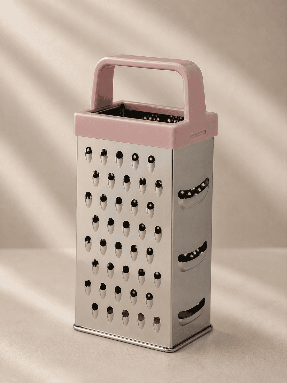 Box Grater for Vegetables – 4-Sided Stainless Steel