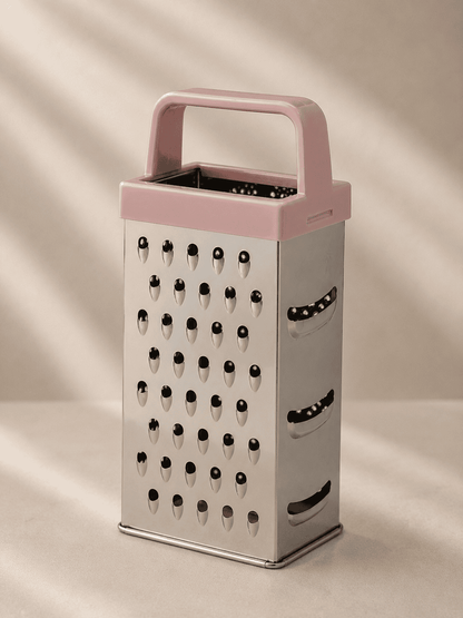 Box Grater for Vegetables – 4-Sided Stainless Steel