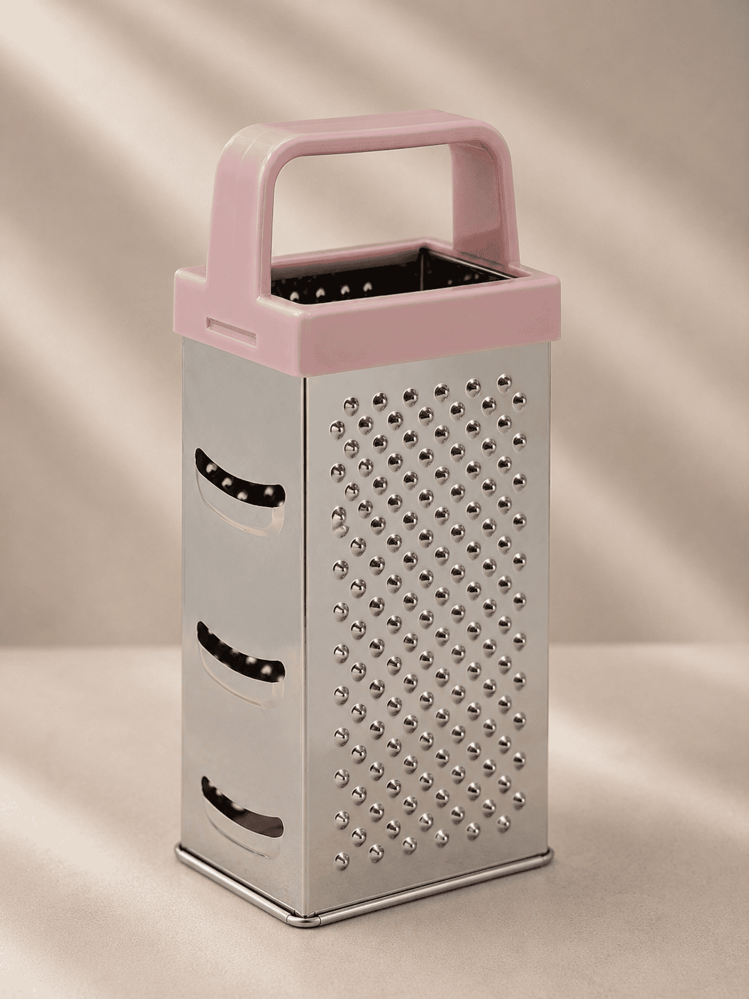 Box Grater for Vegetables – 4-Sided Stainless Steel
