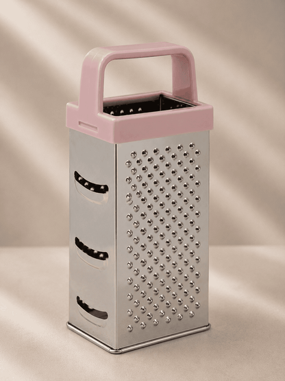 Box Grater for Vegetables – 4-Sided Stainless Steel