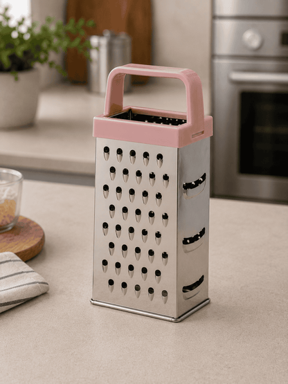 Box Grater for Vegetables – 4-Sided Stainless Steel