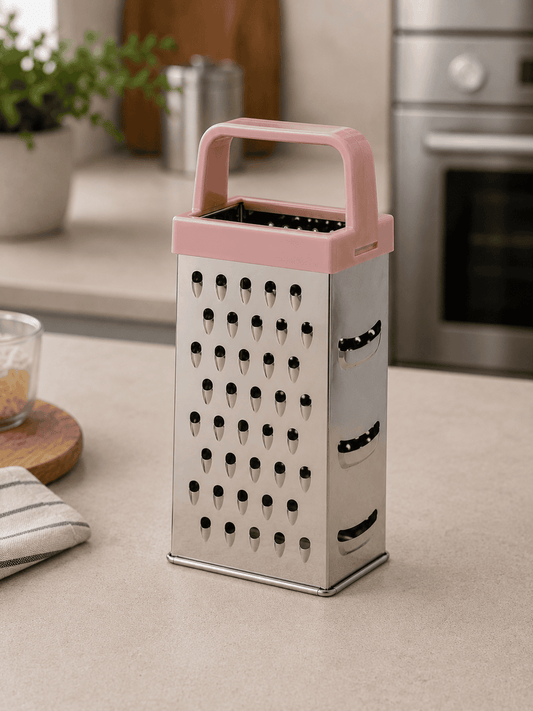 Box Grater for Vegetables – 4-Sided Stainless Steel