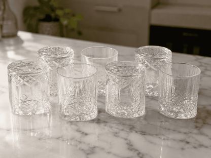 Crystal Whisky Glasses India – Monark Set of 6 x 310ml