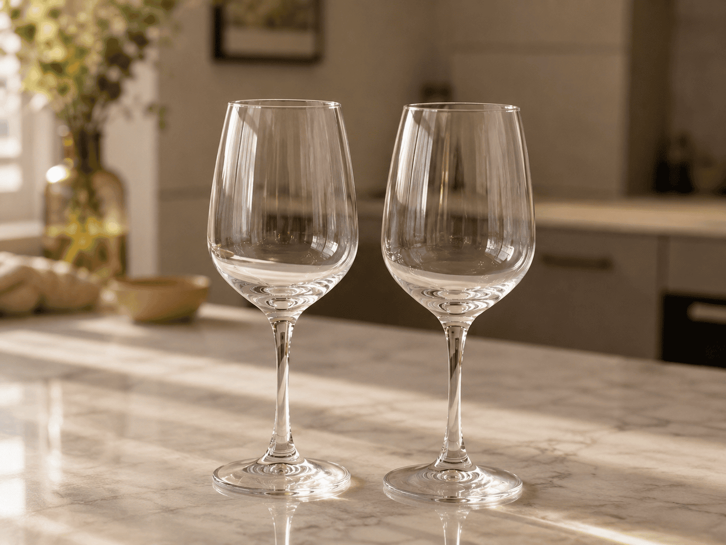 Elegant Wine Glass Set – Classic Stemmed Glasses (Set of 2)
