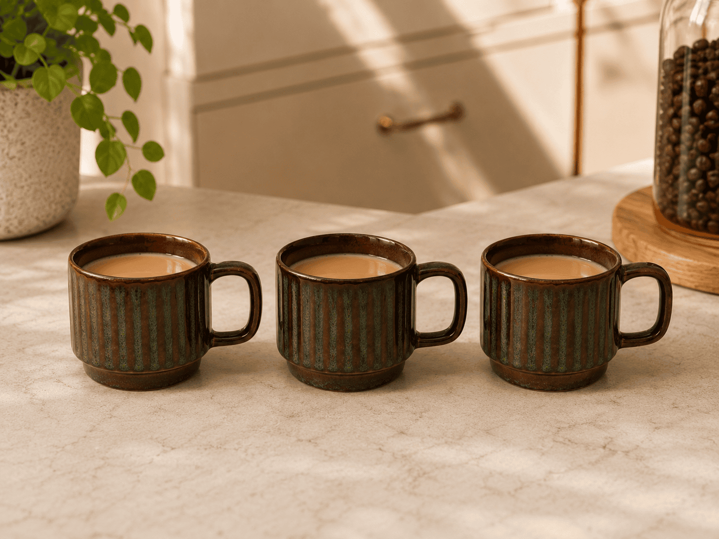 VELIXCO Forest Ridge Mug Set of 3