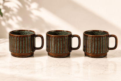 VELIXCO Forest Ridge Mug Set of 3