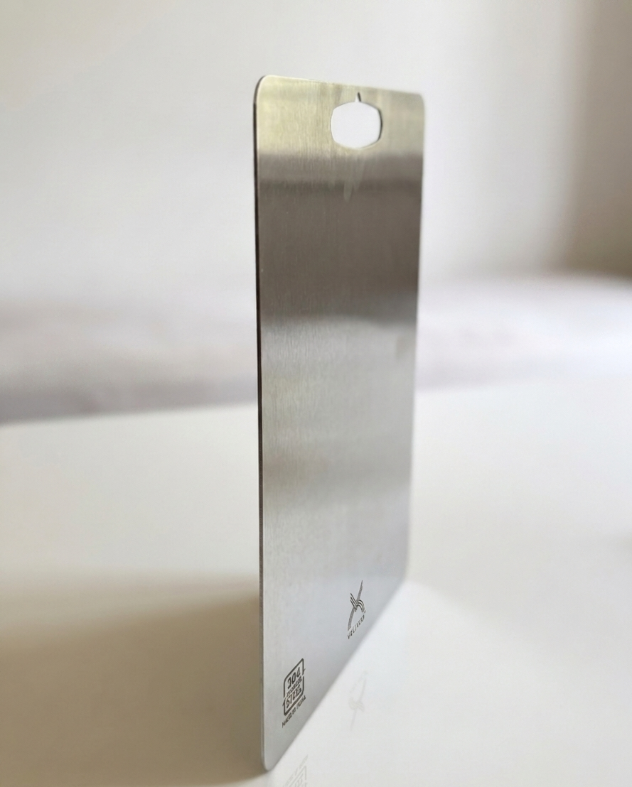 VELIXCO Stainless Steel Chopping/ Cutting Board for Kitchen – Food Grade 304