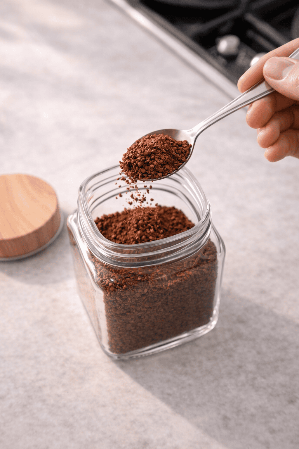 Glass Airtight Storage Jars – Cube Design 310ml (Set of 3)