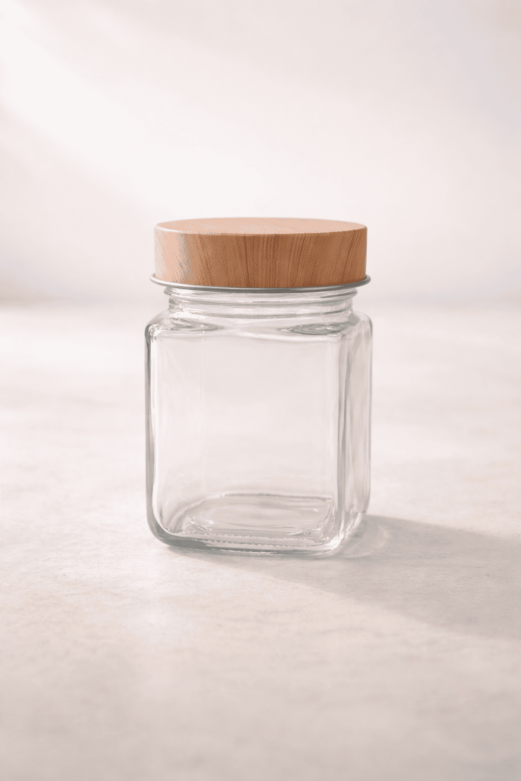 Glass Airtight Storage Jars – Cube Design 310ml (Set of 3)