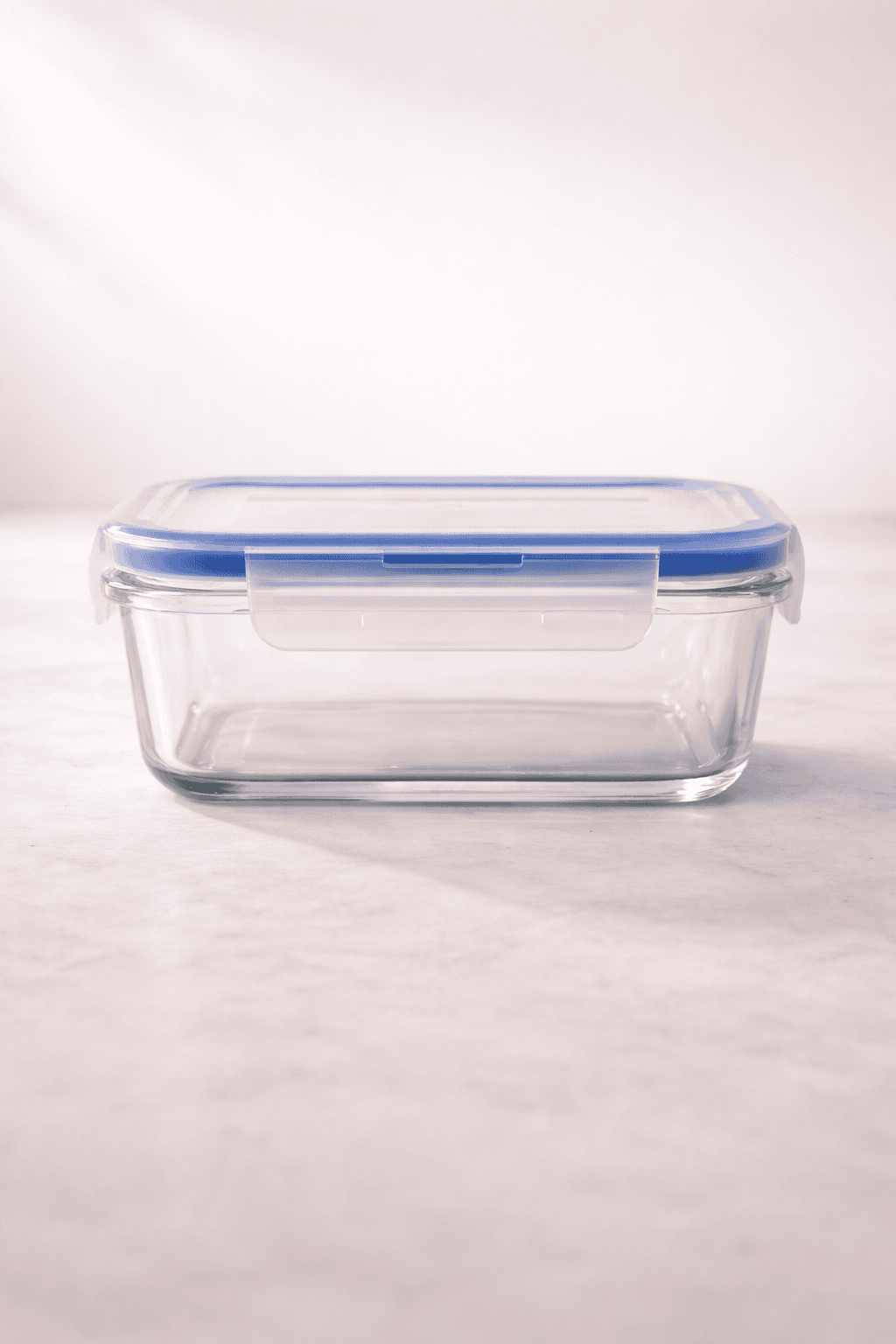 Glass Food Container with Lid – Rectangular 400ml (Set of 3)