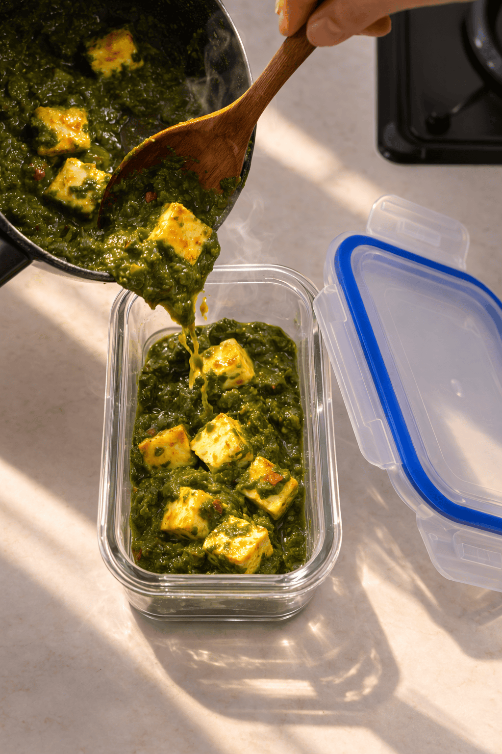 Glass Food Container with Lid – Rectangular 400ml (Set of 3)