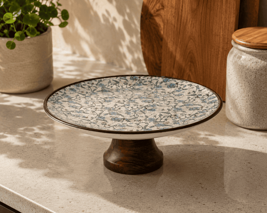 VELIXCO Nordic Pedestal Cake Stand Set of 1