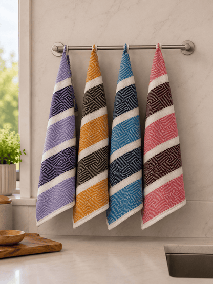 Reusable Kitchen Towel India – Multicolour Cotton Cloth