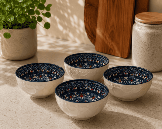 VELIXCO Royal Mosaic Serving Bowl Set of 4