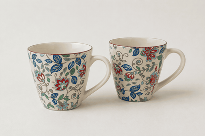VELIXCO Rustic Maple Mug Set of 2