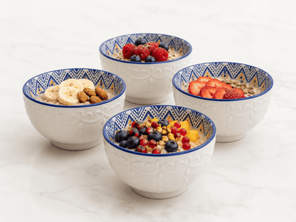 VELIXCO Solara Aztec Dessert Bowl Set of 4