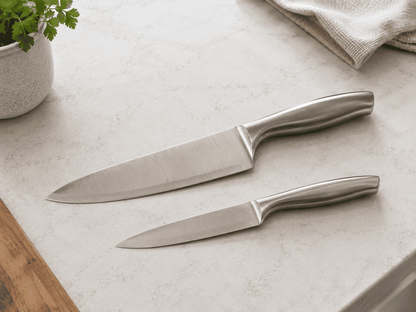 Stainless Steel Chef Knife (Set of 2)