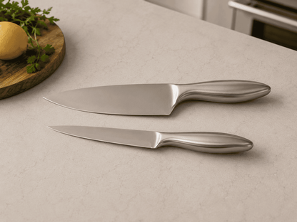 Stainless Steel Chef Knife (Set of 2)