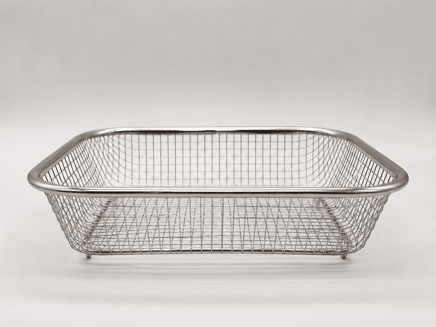 Stainless Steel Fruit Basket Square Wire | Velixco