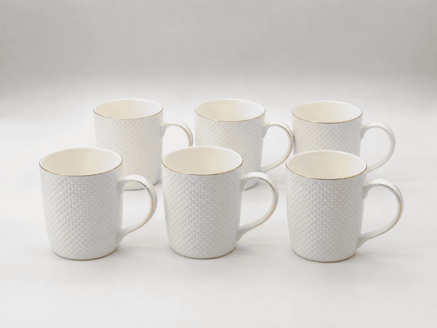 Tea/Coffee Mug Hazzal Max Emboss Series (Set of 6)