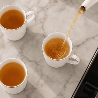 Tea/Coffee Mug Hazzal Max Emboss Series (Set of 6)