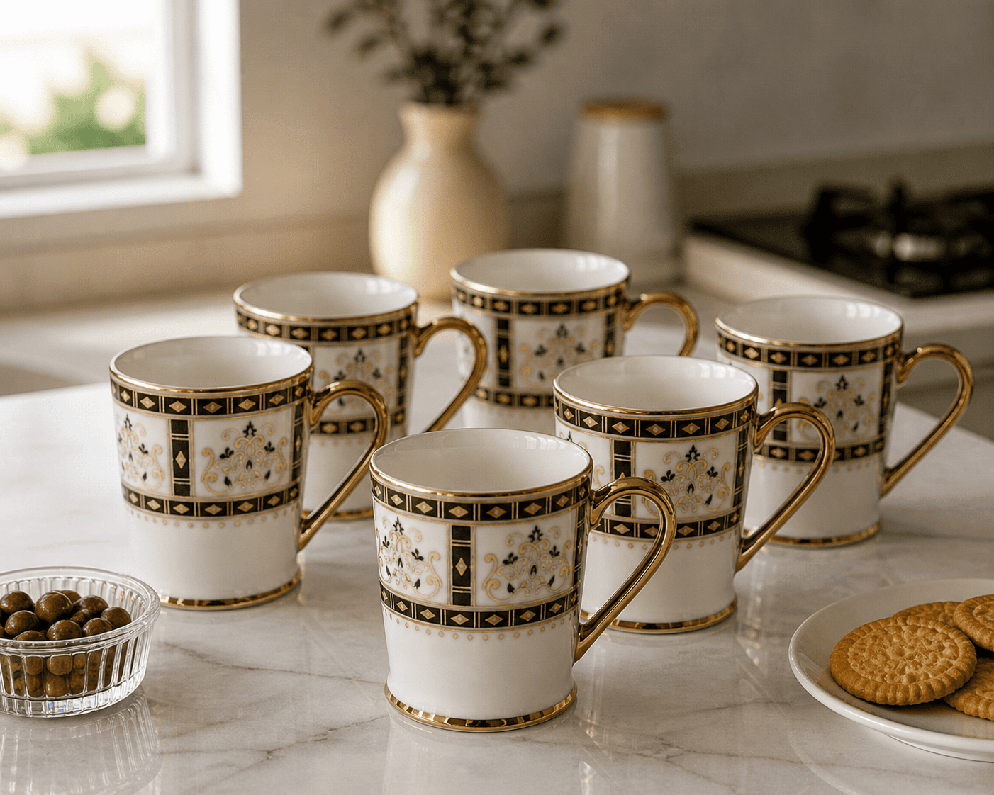 Tea/Coffee Mug Peter Small Uber Series UB 650 (Set of 6)