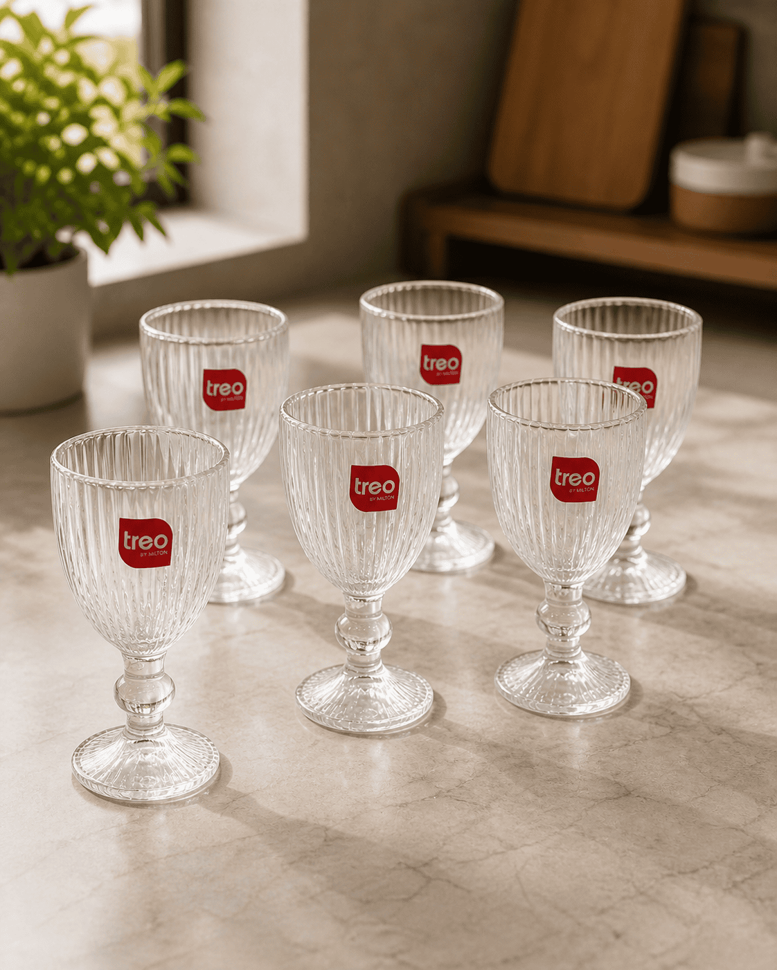 Treo Victoria Goblet 65ml Glass Set (Set of 6)