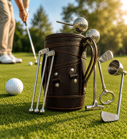 VELIXCO Golf-Themed Cocktail Tool Set