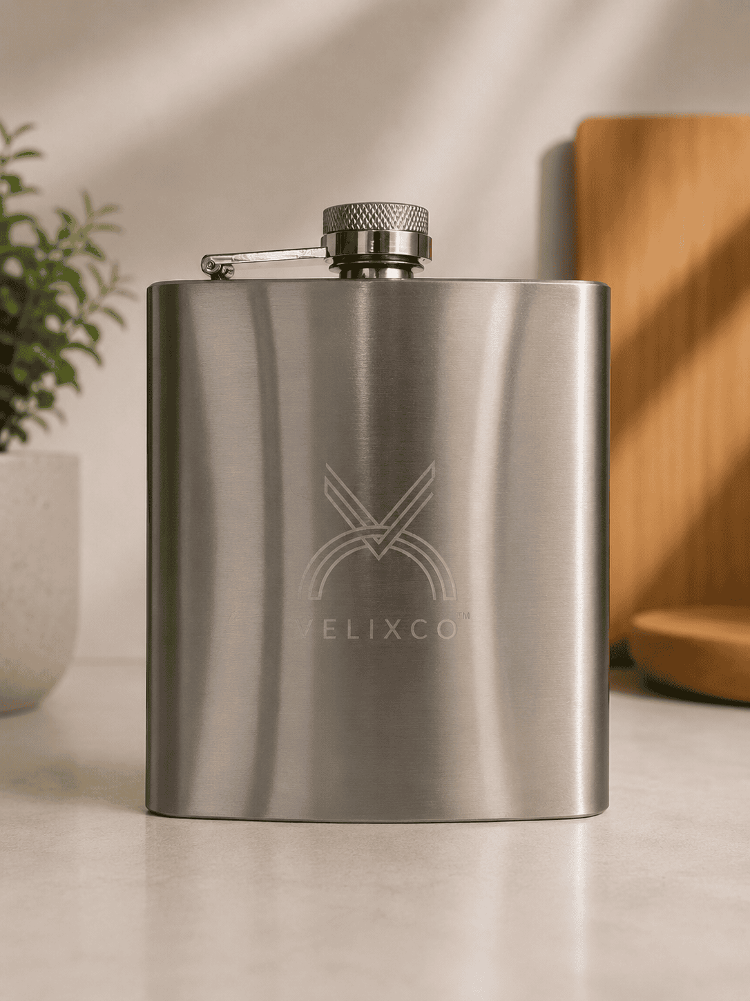 VELIXCO Stainless Steel Hip Flask