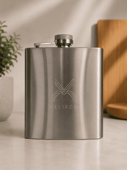 VELIXCO Stainless Steel Hip Flask