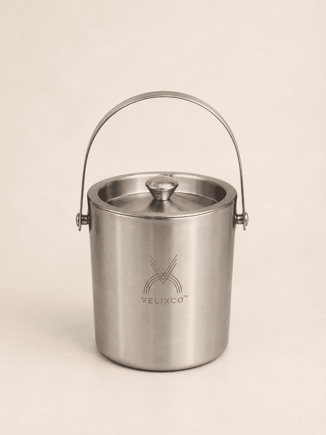 VELIXCO Stainless Steel Ice Bucket