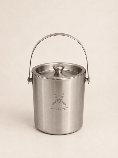 VELIXCO Stainless Steel Ice Bucket
