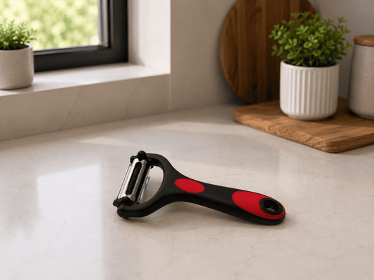 Vegetable Peeler Stainless Steel – 3-in-1 Rotatable Blades