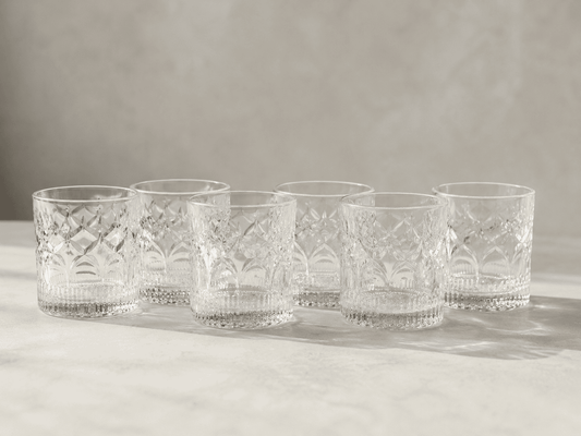Whisky Glass Set of 6 – Jewel K Series 325ml - Velixco