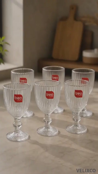 Treo Victoria Goblet 65ml Glass Set (Set of 6)