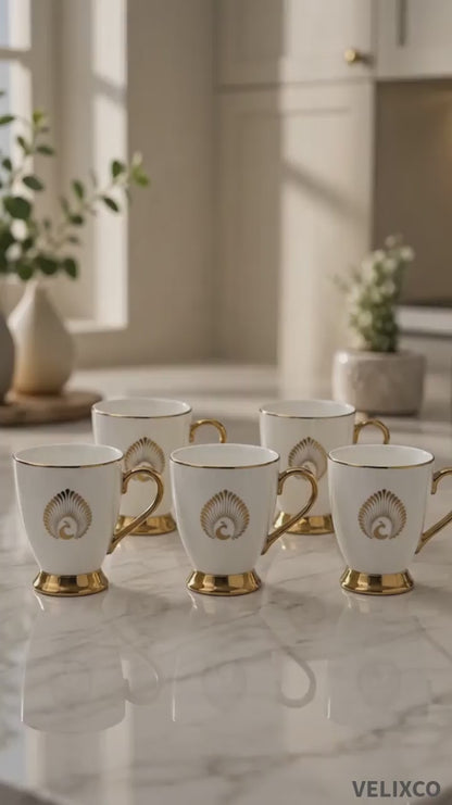 Tea/Coffee Mug Icon Big Uber Ultra Series DLX 631 (Set of 6)
