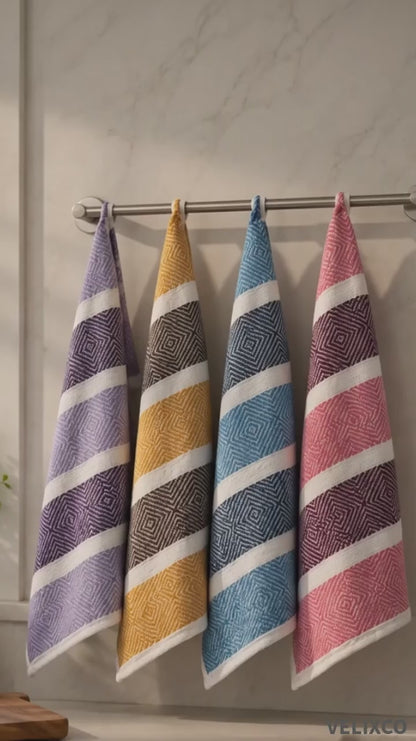 Reusable Kitchen Towel India – Multicolour Cotton Cloth